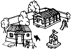 Sketch of a community in which the mobility device can be used